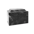 thumbnail image 1 of XL Ebony Cultured Marble Cremation Urn, 1 of 2
