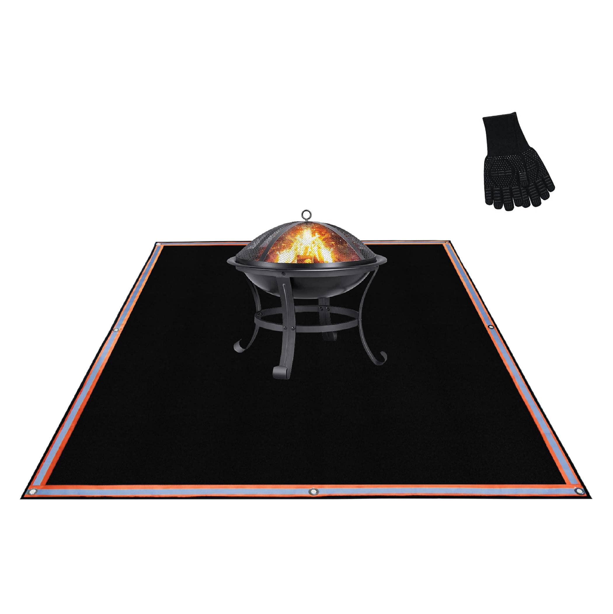 XL Fire Pit Mat, USA Based, Fireproof Under Grill Mat for Outdoor Grill ...