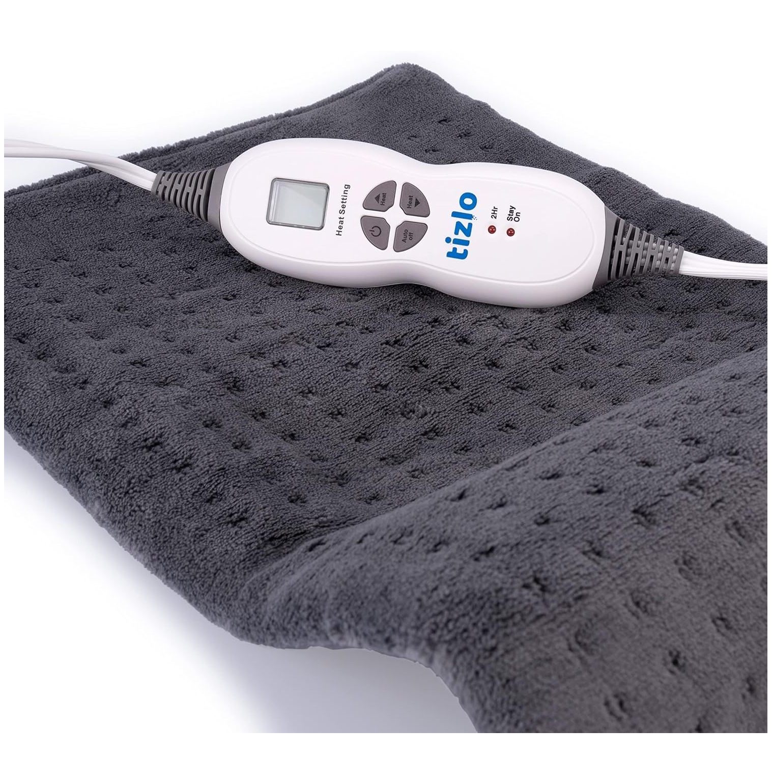 XL Heating Pad 12"X24" Moist or Dry Heat Therapy for Back Neck Shoulder