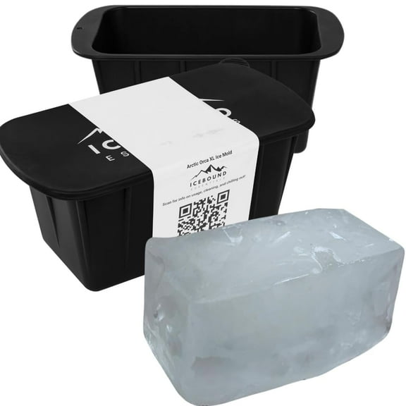 XL Ice Bath Ice Molds - 2-pack 15.4LBS Capacity Giant Ice Cube Molds - Cold Plunge Accessories - Silicone Ice Block Molds for Cold