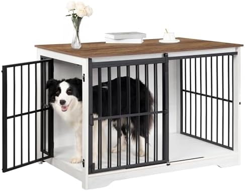 View of XL Large Dog Crate Furniture, 44.1