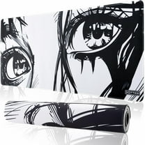 XL Large Gaming Mouse Pad for Desk - Desk Mat for Keyboard and Mouse - PC Mouse Pad - Non-Slip Water Resist Rubber Base, Stitched Edges - 31.5x11.8 in - 80x30 cm (Anime, X-Large)