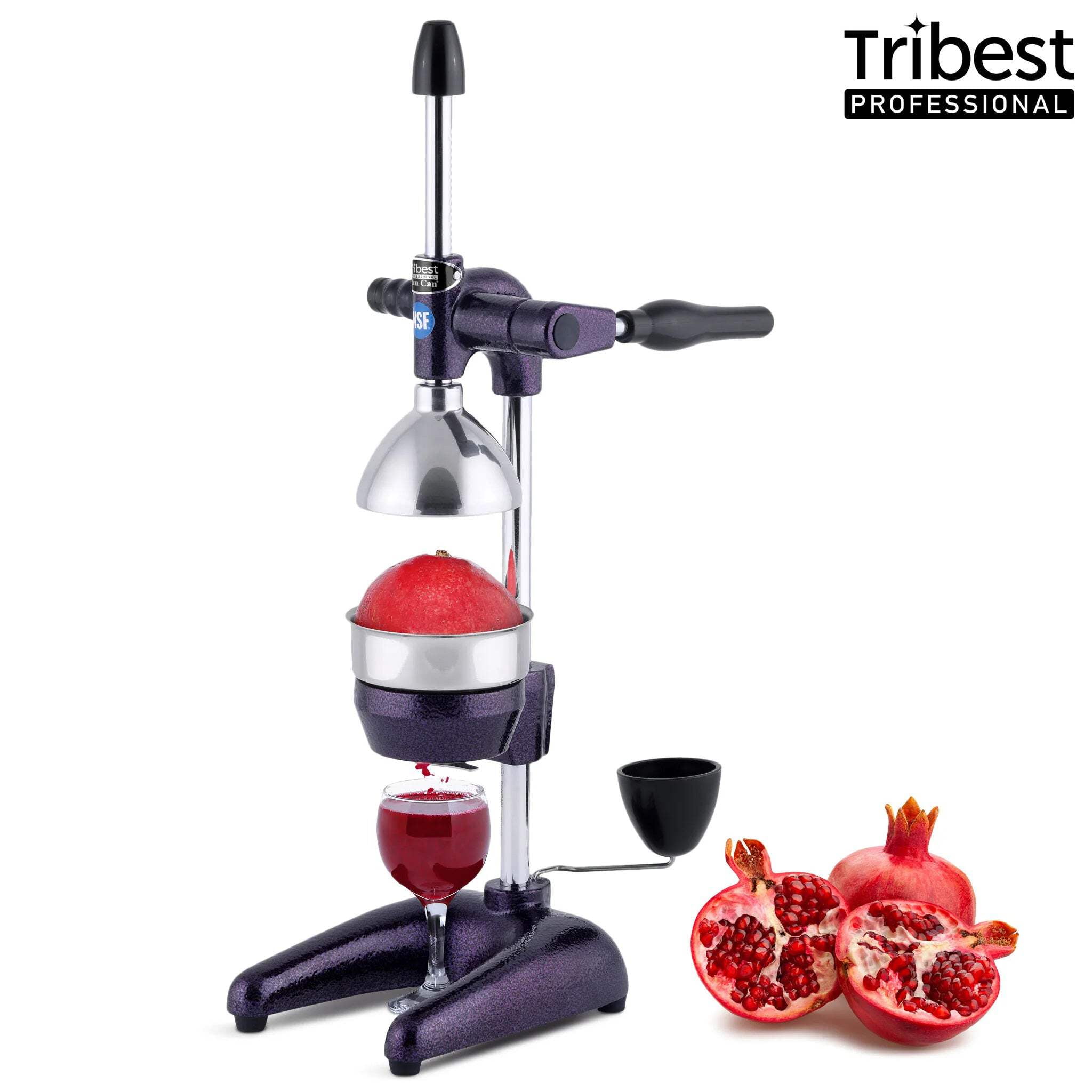 Tribest XL Purple Manual Juice Press for Citrus and Pomegranate
