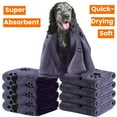 thumbnail image 1 of XL Microfiber Dog Bath Towel, 100×60CM Super Absorbent Quick-Drying Pet Grooming Towel for Small, Medium & Large Dogs and Cats, Machine Washable, 1 of 8