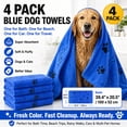thumbnail image 1 of XL Microfiber Dog Bath Towel, 100×60CM Super Absorbent Quick-Drying Pet Grooming Towel for Small, Medium & Large Dogs and Cats, Machine Washable, 1 of 9