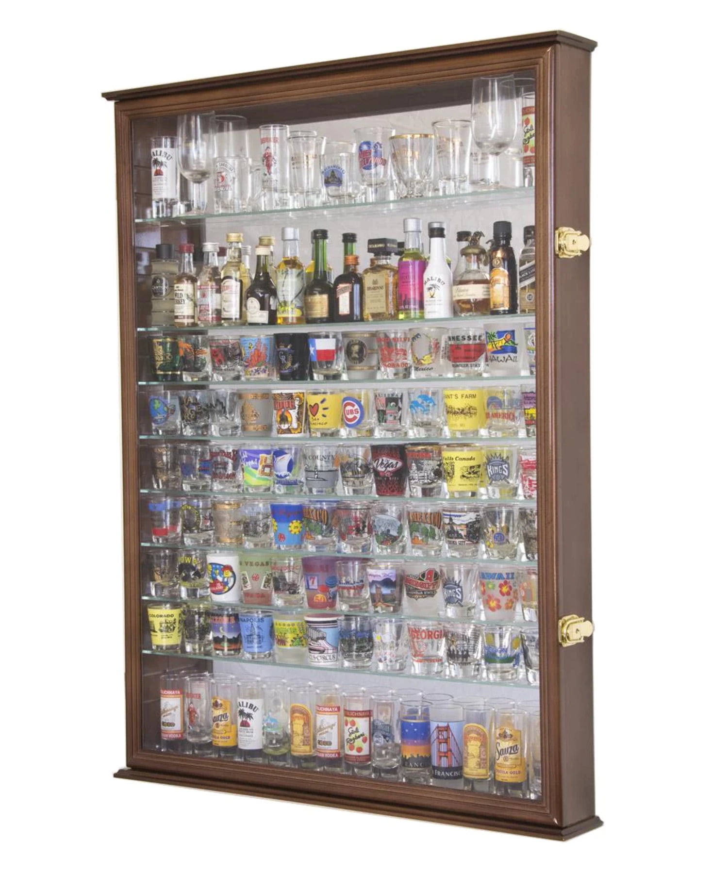 31 Shot Glass Display Case Cabinet