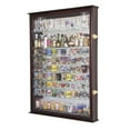 thumbnail image 1 of XL Mirror Backed and 11 Glass Shelves Shot Glasses Display Case Cabinet, 1 of 10