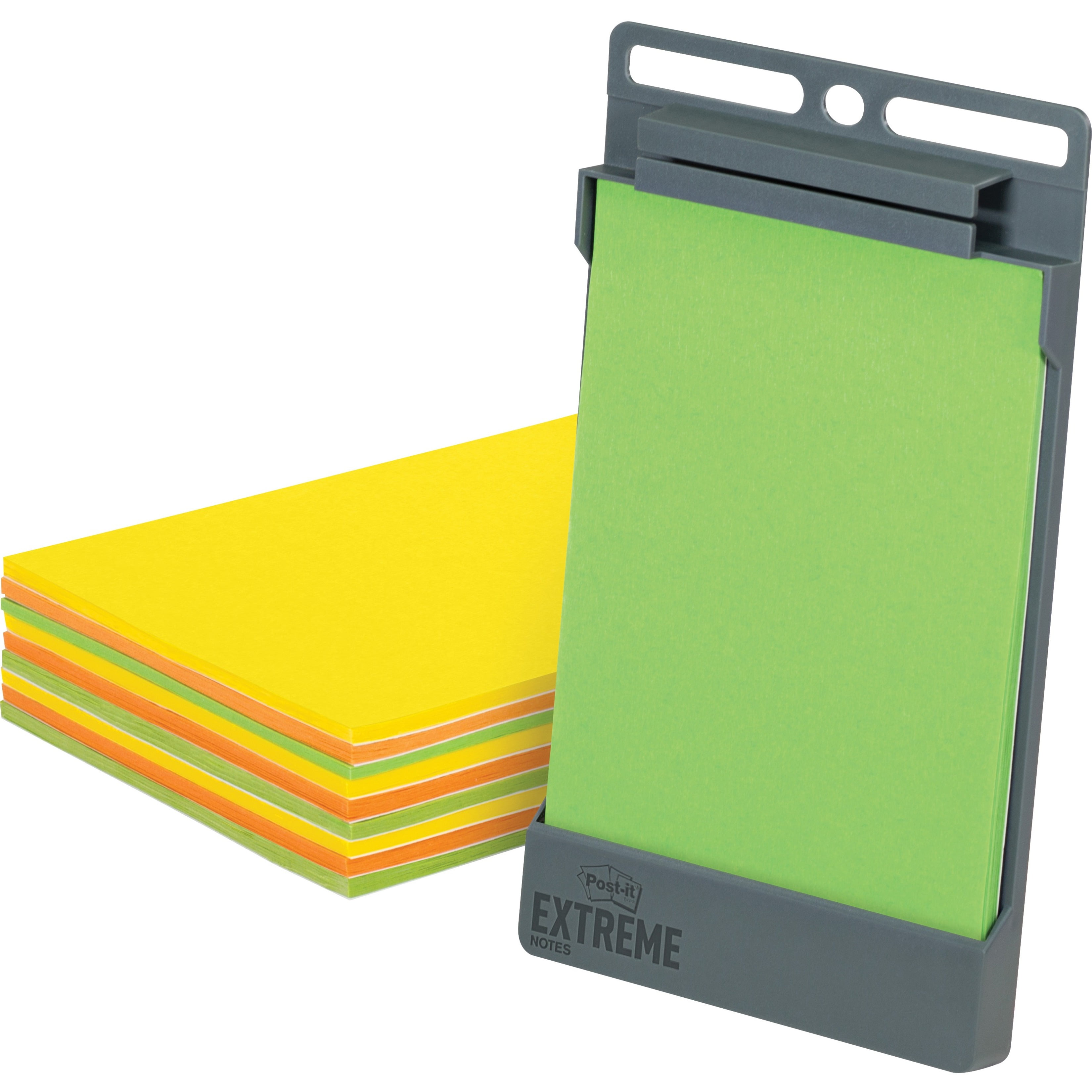 Post-it Extreme XL Notes, Works outdoors, Works in 0 - 120 degrees  Fahrenheit, 100X the holding power, Orange and Yellow, 25 Sheets per Pad, 2