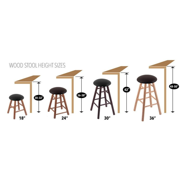 XL Oak Extra Tall Bar Stool in Dark Cherry Finish Walmart