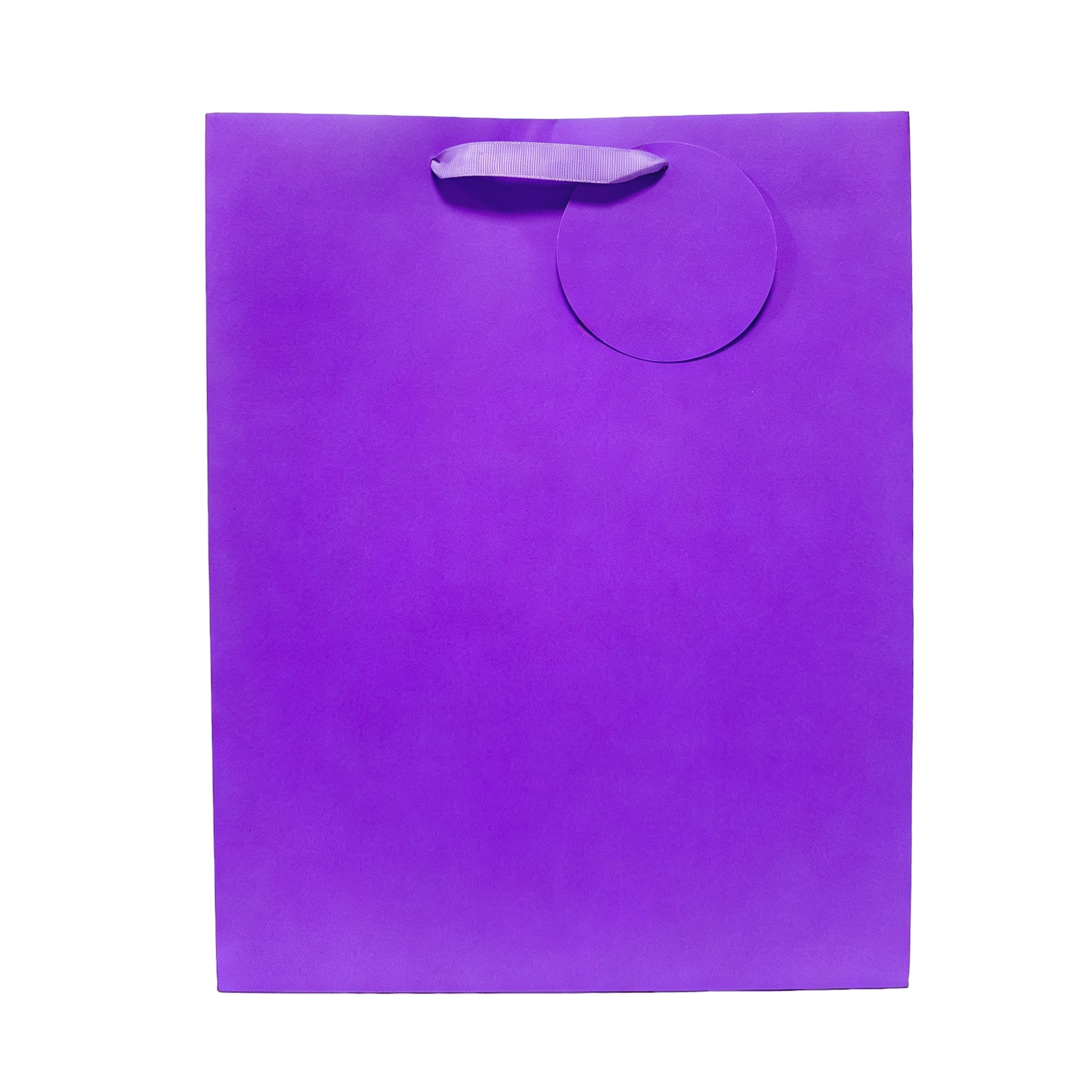 Extra Large Purple Paper Gift Bag, 12" x 5" x 15", by Way To Celebrate