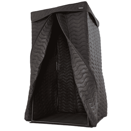 XL Portable Vocal Booth, Complete Home Recording Studio, Echo-Free Sound Isolation Booth for Voice-Over, Podcast & Music - Lightweight Frame with Thick Acoustic Blankets, Easy Setup