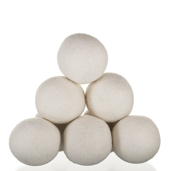 XL Premium 100% Wool Dryer Balls, Reusable, All-Natural Fabric Softener - Package of 6! by WooleeZTM