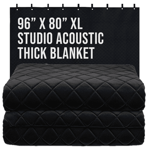 XL Pro Studio Sound Dampening Blanket 96" x 80" Thick Acoustic Sound Treatment