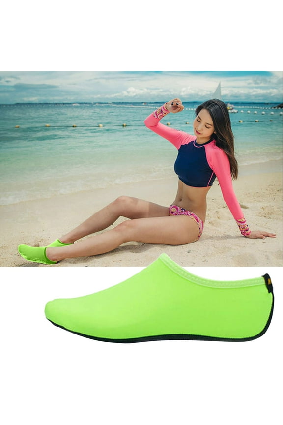 XL Quick-Dry Beach Socks | Water Shoes for Surfing, Snorkeling & Diving | Non-Slip Sole | Lightweight & Breathable | 1 Pair