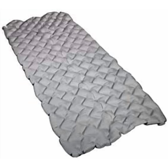 XL Quilted Disc-Pad, Portable Camping Cot Accessory Inflatable Mattress Sleeping Pad with Patch Kit and Carry Bag, Gray$$Sport & Recreation Other