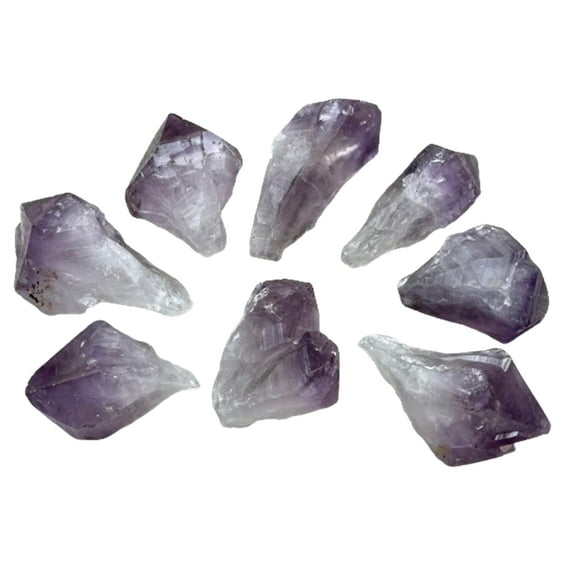 XL Raw Amethyst Point, 3-4" Natural Rough Amethyst Point, Amethyst Point, Amethyst Healing Crystal (Amethyst Point, 0.5-1 lb)