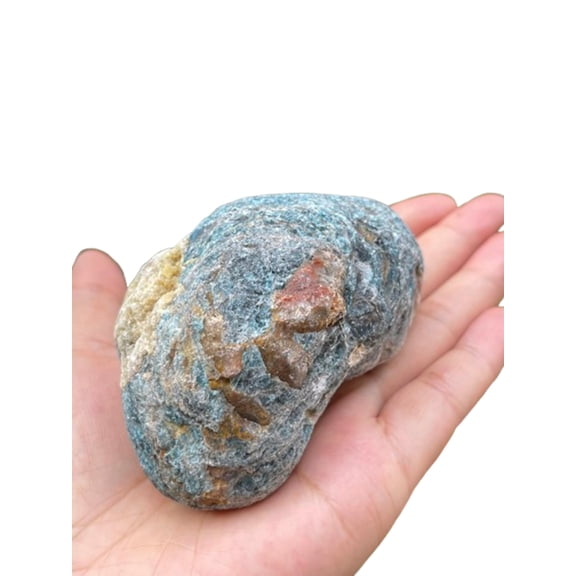 XL Raw Apatite, 3-4" Natural Rough Apatite, Apatite Rough, Apatite Healing Rough Crystal (Apatite, 0.5-1 lb)