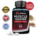 thumbnail image 1 of XL Real Muscle Gainer Men’s Health Supplement 1484mg 60 Capsules, 1 of 6
