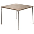 thumbnail image 1 of XL Series 38" Square Folding Card and Game Table, Wheelchair Accessible, Beige, 1 of 5