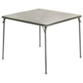 thumbnail image 1 of XL Series 38" Square Folding Card and Game Table, Wheelchair Accessible, Grey, 1 of 5