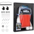 thumbnail image 1 of XL Sports Jersey Display Frame, Extra-Large Shadow Box with 98% UV Protection, Hangers for Baseball, Football & More, 1 of 6