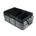 thumbnail image 1 of Auto Drive Super Jumbo Trunk Collapsed Organizer for Car ,3 Compartments 26.77x16.33x11.22", 1 of 9