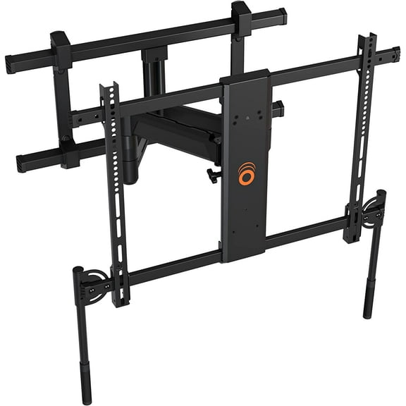 XL TV Wall Mount for Screens Up to 90" - Full Motion TV Bracket w/Handles to Extend, Swivel & Tilt Screen for No Fingerprints - Easy DIY w/Included Hardware - Perfect for QLED & OLED TVs