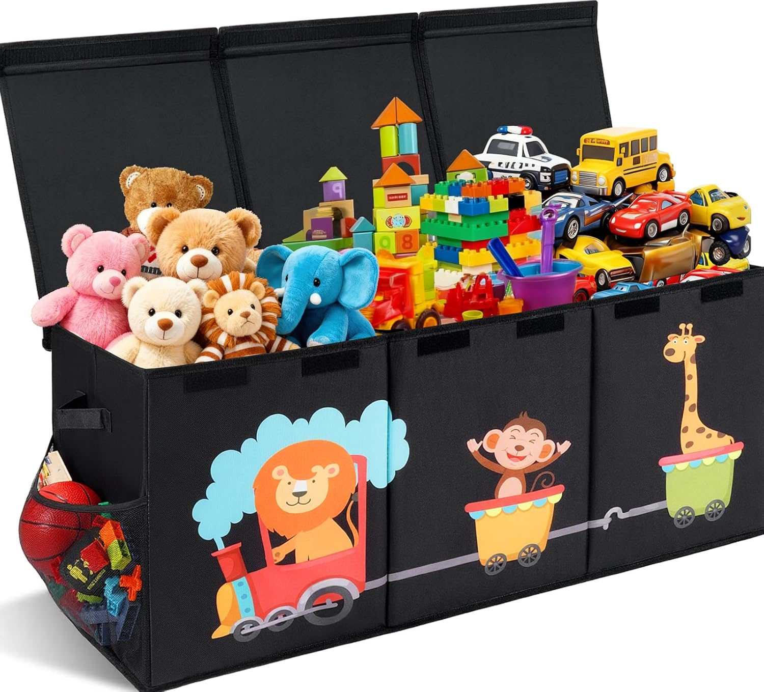 Toy Box Store XL Toy Box - Toy Storage Bins with lids, Collapsible Toy Chest for Boys ...