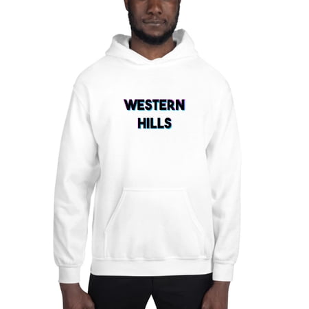 XL Tri Color Western Hills Hoodie Pullover Sweatshirt By Undefined Gifts