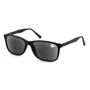 Retro Square Frame Magnified Reading Sunglasses - 1 Or 2 Pair, UV400, Tinted Lenses 11 thumbnail image
