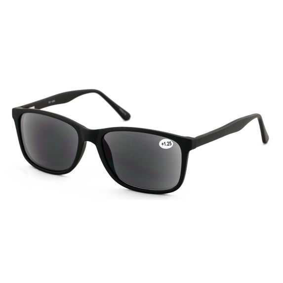XL Wide Reading Sunglasses - Optical Frame Tinted Sun Reader UV Protection 150mm +1.00