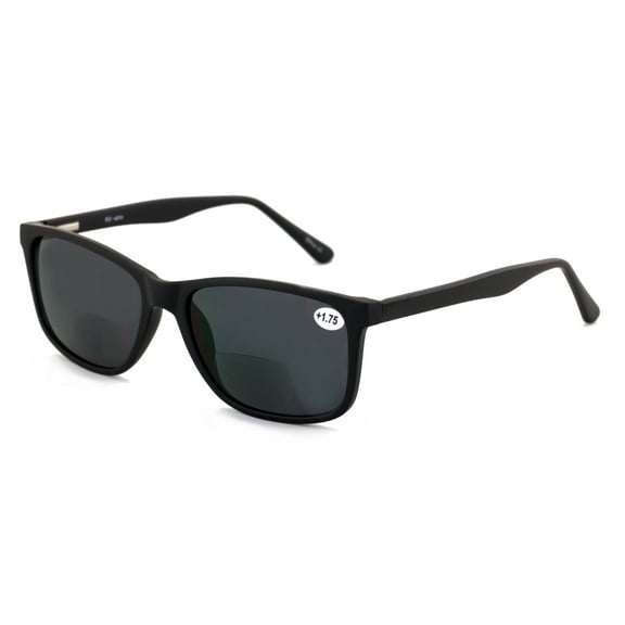 XL Wide Reading Sunglasses - Optical Frame Tinted Sun Reader UV Protection 150mm BIFOCAL +1.75
