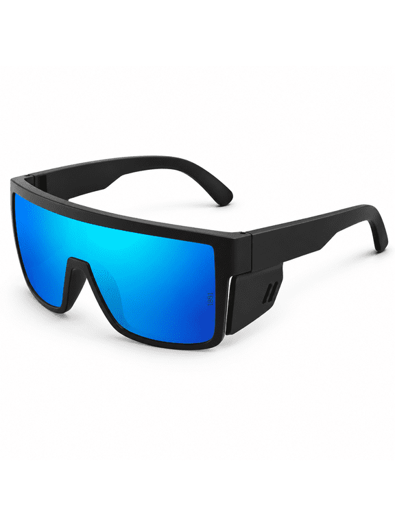 XL Z87 Oversized Sunglasses for Big Wide Heads, TR90 Ultralight UV400 Protective Sun Glasses