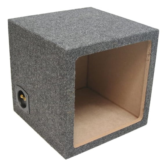XLMD Car Audio Single 12" Sealed Square Sub Box Enclosure for L7 Subwoofer