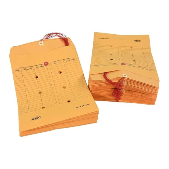 XLMD Interoffice Envelopes, 28 lb, 10 x 13 Inches, Brown, Pack of 100