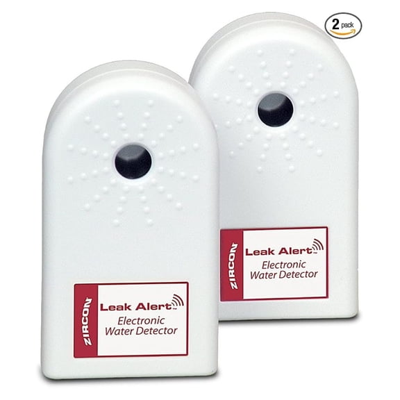 XLMD Leak Alert Electronic Water Detectors Pack, Batteries Not Included, 2-Pack