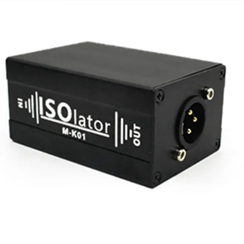 XLR Audio Isolator Noise Reduction Filter Eliminates Current Noise Dual ...