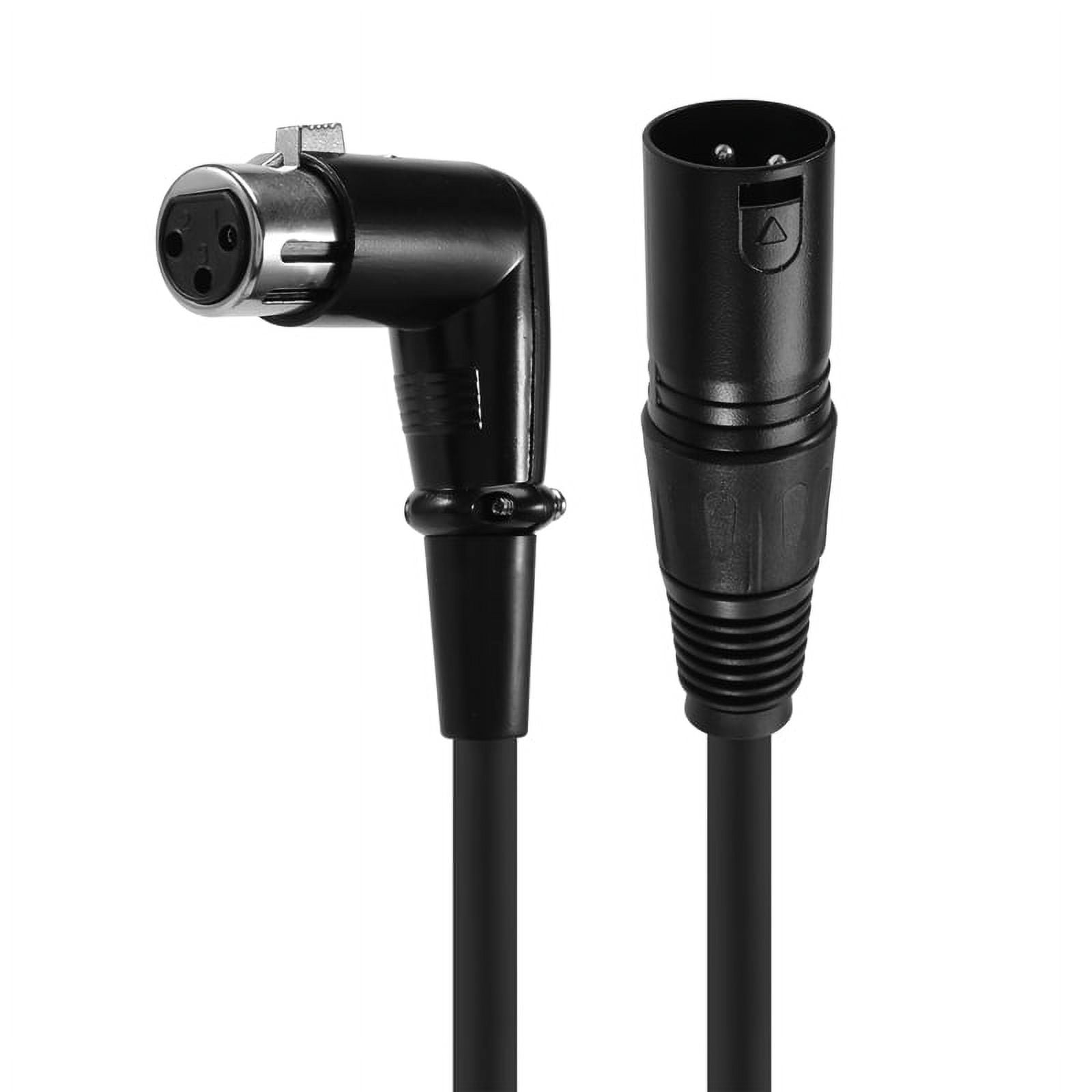 XLR Cable Musical Microphone Sound Cable Plug Right Angle XLR Female to