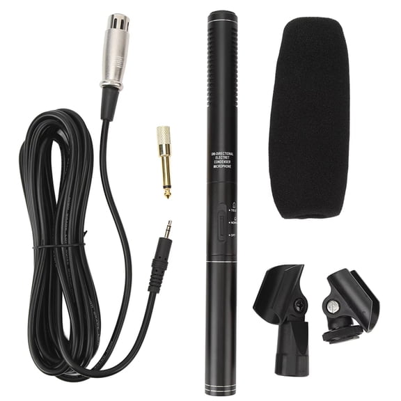 XLR Condenser Microphone Professional Cardioid Mini Condenser Mic Television News Reporter Interview Microphone