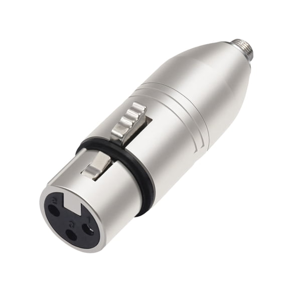 XLR Female To 3.5mm Female Balanced Adapter For Microphones And Mixers