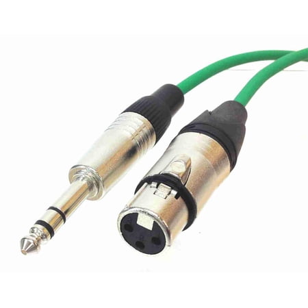 XLR Female to TRS Male Microphone Cable