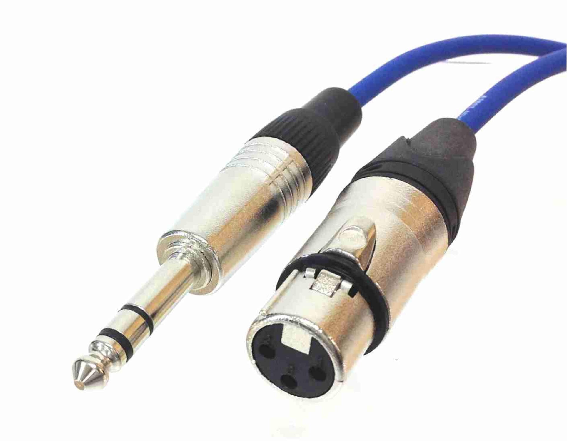 XLR Female to TRS Male Microphone Cable - Walmart.com