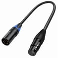 thumbnail image 1 of XLR Male 3 Pin to XLR Female 5 Pin Audio Cable or XLR Female 3 Pin to XLR Male 5 Pin AUX Cord for Microphone Mixers, 1 of 11