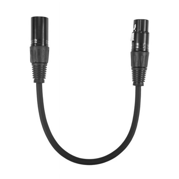 XLR Male 3 Pin to XLR Female 5 Pin & XLR Female 3 Pin to XLR Male 5 Pin Audio Cable, for Microphone Stage Light,As shown