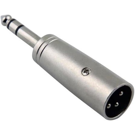 XLR Male - TRS Male Adapter