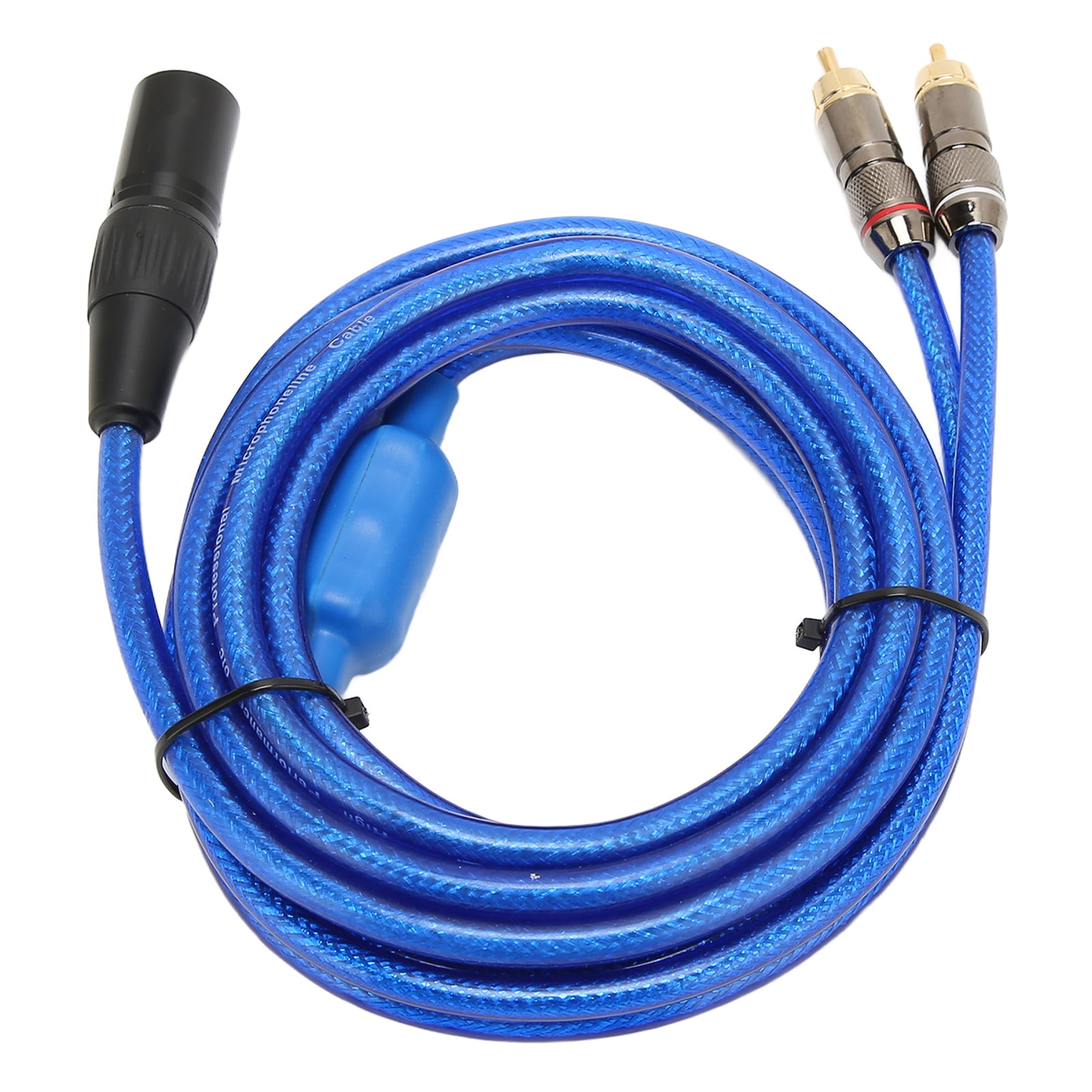 XLR Male To Dual Sound Cable, 1 XLR Male 3 Pin To Dual Male Y Splitter