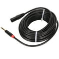 XLR Male to 1/4 Inch TRS Cable Balanced 3 Pin XLR Male to Quarter Inch TRS Plug Cable Microphone