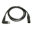 XLR Male to Female Microphone Cable 3 Pin Straight Male to Right Angle