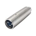 thumbnail image 1 of XLR Male to RCA Female Adapter,Gender Changer -3 Pin XLR-M to RCA-F Converter,Microphones Audio Adapter Connector, 1 of 5