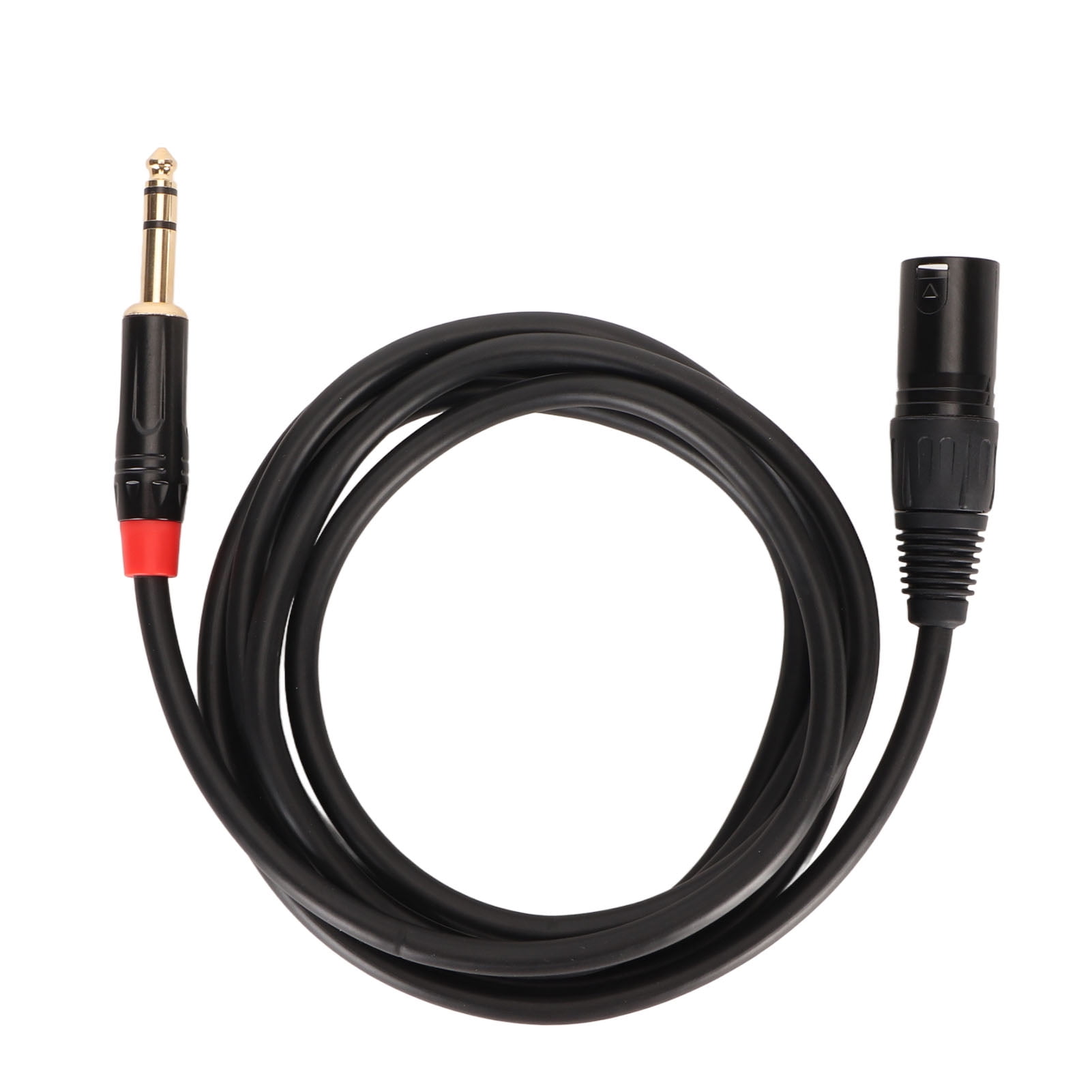 XLR Male to TRS Cable 1/4in Balanced 6.35mm Audio for Electric Guitar